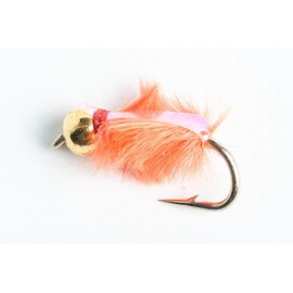 Blue Wing Olive Bead Head Ray Charles Wet Fly, 6-Pack (Orange, 16)