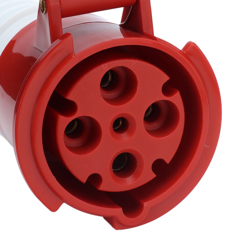 Industrial Aviation Plug Connector Three Phase 63A 3P+E 4 Core