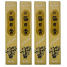 Morning Star Incense | Palo Santo | 4 Boxes | Each Box has 50 Sticks | 200 Sticks Total