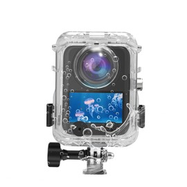 YicDofu Osmo 360 Waterproof Case, 40m/131FT Underwater Housing 97% High Transmittance AR Coating Anti-Fog Anti-Scratch Protective Cover for DJI Osmo 360 Diving Surfing Swimming Ski