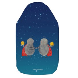 Mr. & Mrs. Panda Hot Water Bottle Zodiac Sign Gemini - Gift, Hot Water Bottle Cover, Twins, Heat Pillow, Ascendent, Astrology, Twin Brother, Children's Hot Water Bottle, Horoscope