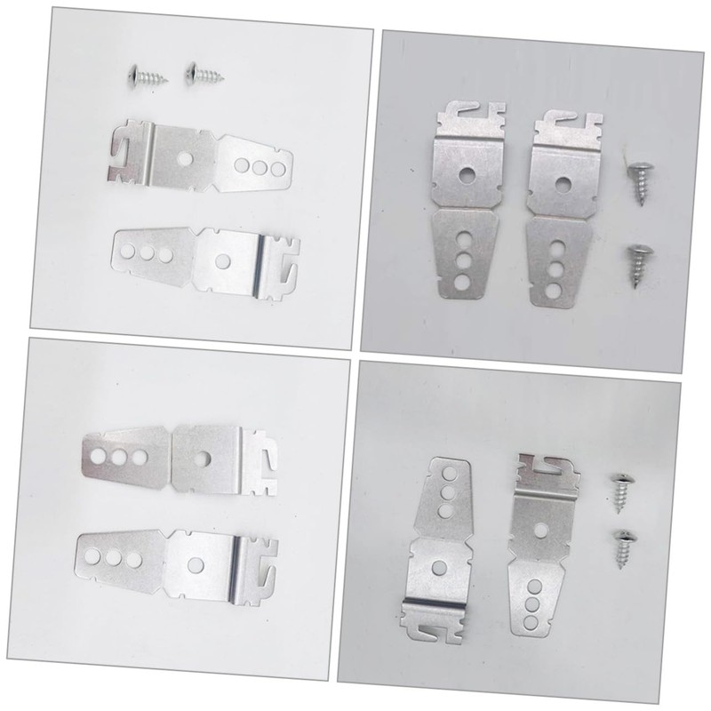 Hohopeti Dishwasher Side Brackets Set Dishwasher Mounting Clips Plate Dishwasher