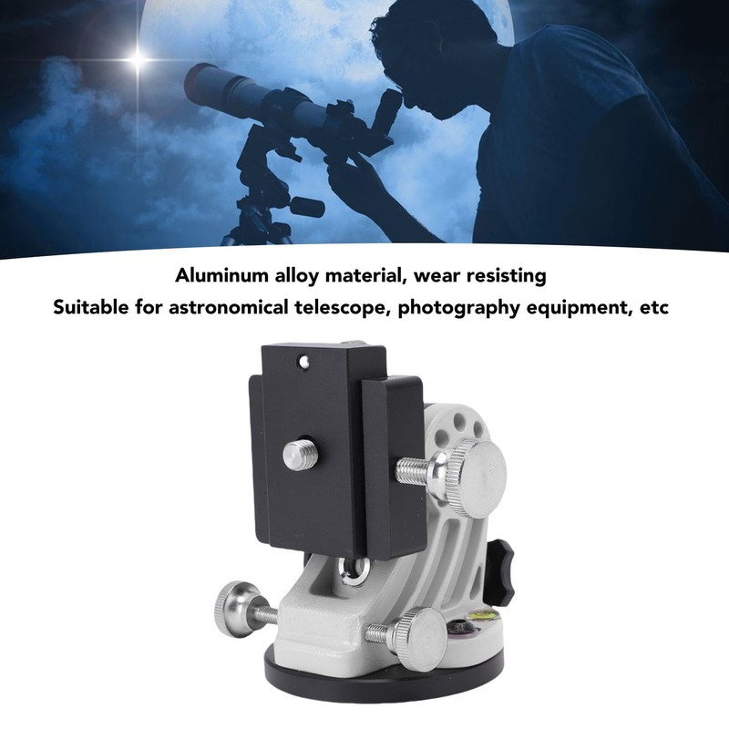 Dpofirs Latitude Adjustment Seat, 90 Degree Adjustment Equatorial Wedge Instrument