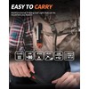 ANYLiGHT Led Work Light,400LM Foldable Mechanic Light, Rechargeable Flashlight with