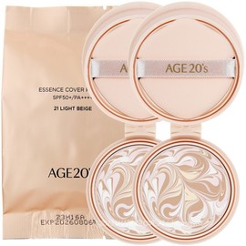 Age 20's Essence Cover Pact ID ID Dia Edition No. 21 Refill x 2 / 에이지투웨니스 에센스 커버팩트 ID 아이디 다이아에디션 21호 리필x2개