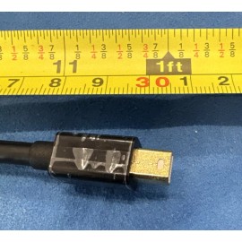 Unbranded 1ft. 90 Degree Displayport 1.4 Cable Male to Male Mini DP 1.4 Cable 12"