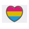 'Pansexual Pride Heart' Temporary Tattoo - Water Resistant, Skin-Safe, Non-Toxic