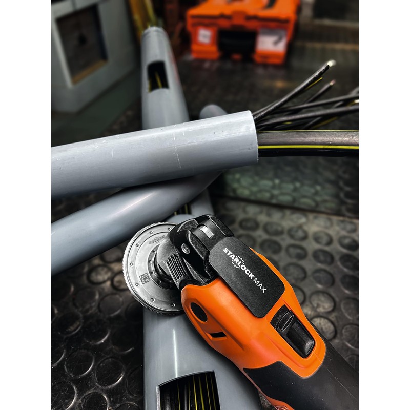 FEIN Saw blade with firmly welded depth stop. Perfect for
