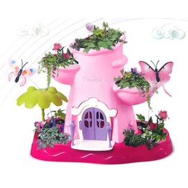 Brigamo Bastelset Magischer Garten zum bepflanzen, Fee Spielzeug für Mädchen