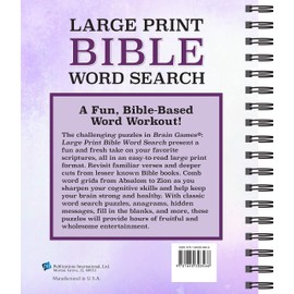 Brain Games - Large Print Bible Word Search (Brain Games - Bible)