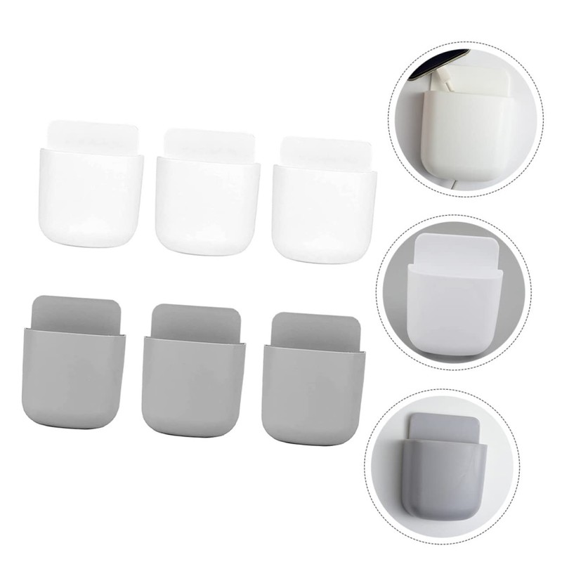 STOBOK Remote-control Holder Storage Container Wall-mounted Boxes for Tv Remote