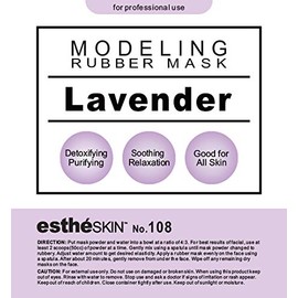 estheSKIN No.108 Lavender Modeling Mask Powder for Professional Facial Treatment, 35 Oz. (1 pack)