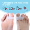 Welnove Pack of 12 Bunion Corrector, Toe Separators with 2