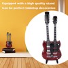 Wooden Miniature Guitar Elegant Mini Electric Guitar Musical Instrument Model