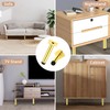 AIMIXUN Pack of 4 Furniture Legs, 15 cm Furniture Feet,