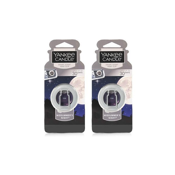 Yankee Candle Midsummer's Night Smart Scent Car Vent Clip, 2
