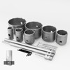 GSTK 7pcs Concrete Hole Saw Set (30mm, 40mm, 50mm, 65mm,