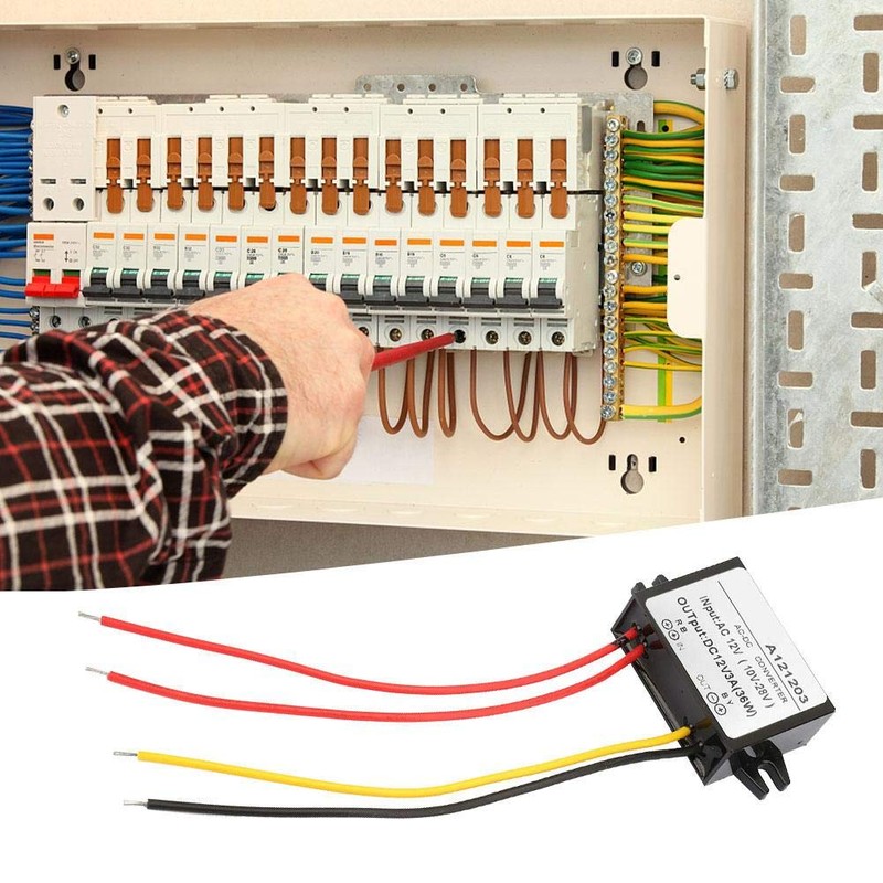 DC 12V Converter, AC 10-28V to DC 12V Converter AC-DC