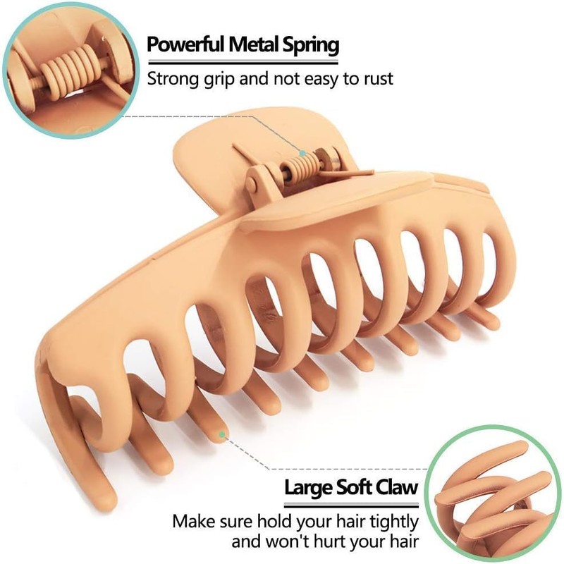 Pinzas Para Cabello, 8 Piezas Para El Cabello Antideslizantes, pasador