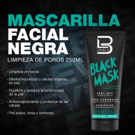 Mascarilla Facial Negra Level Limpieza