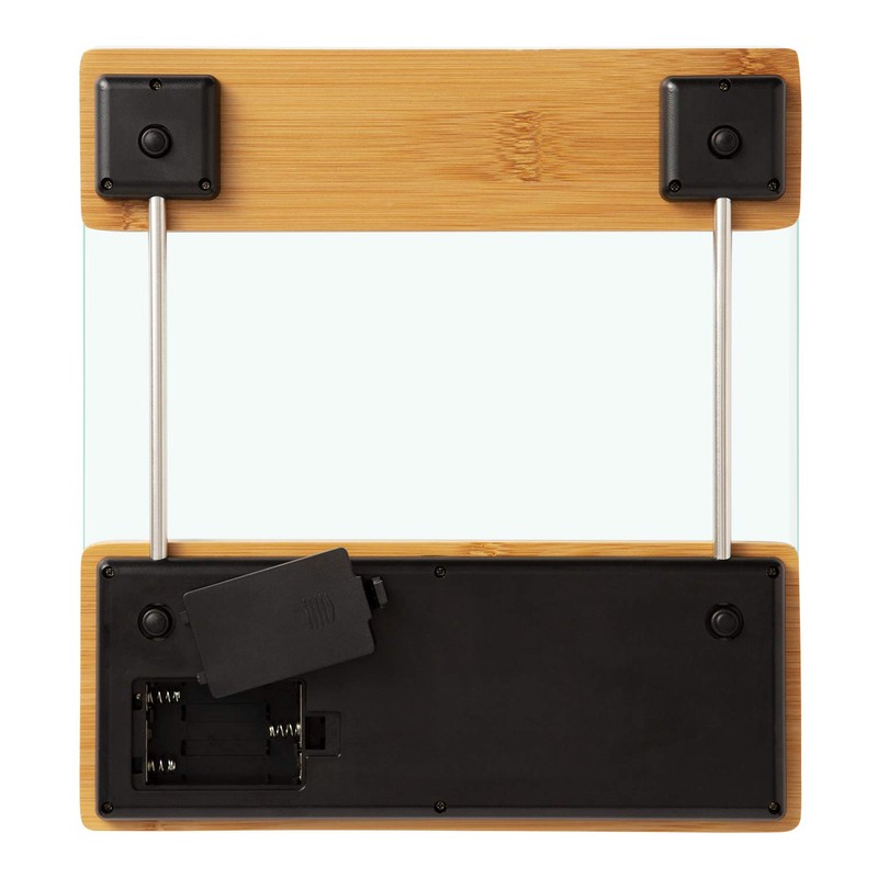 Taylor Digital Glass/Bamboo Household Kitchen Scale, 11 Pound Capacity, Natural