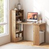 GRAFFY Computer Desk with 6 Storage Shelves - 48" Reversible