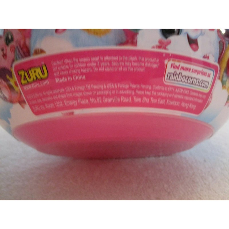 ZURU 2018 ZURU RAINBOCORNS SILVER SEQUIN SURPRISE YELLOW HORN--NEW--FAC