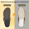 Wide Toe Box Insoles for Barefoot Shoes, Memory Foam (M8-8.5|W10-10.5)