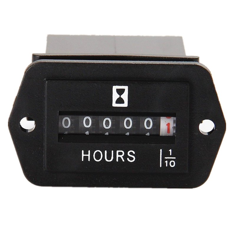 AIMILAR Mechanical Hour Meter AC 110V-250V for Small Engines, Boats,