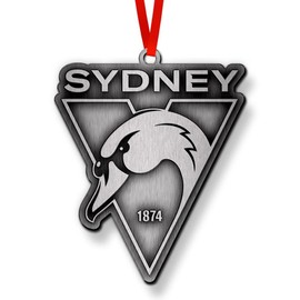 Sydney Swans AFL Footy Metal Ornament