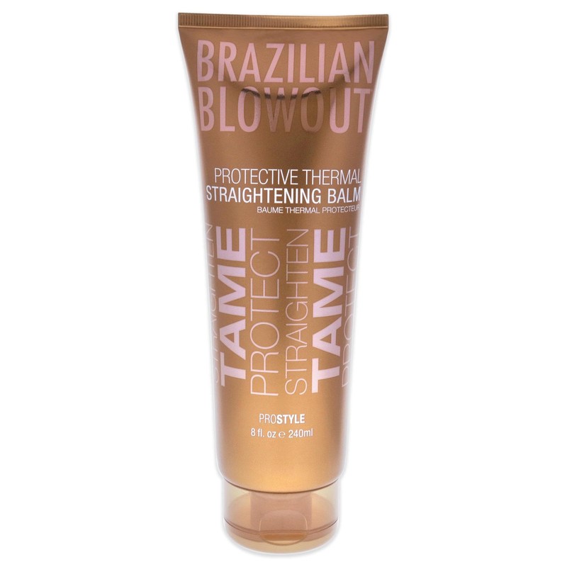 Brazilian Blowout Acai Protective Thermal Straightening Balm for Unisex, 8