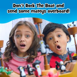 PlayMonster Don’t Rock the Boat Board Game-Kids Games, Family Games for Kids and Adults, Board Games for Family Night, Multi-Player Board Games, Builds Hand & Eye Coordination, Balancing Toy, Ages 5+