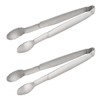 2PCS Mini Serving Tongs, 102mm Mini Non-Slip Sugar Tong, Ice