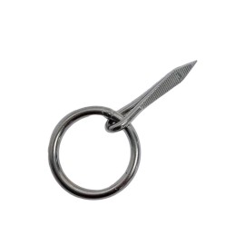 Unbranded Stainless Steel 3/16" Marine Ring Nail Link Connect Yacht Sailing Welded Ring
