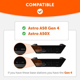 A50 WC Freeze A50 - Cooling Gel Replacement Earpads for Astro A50 Gen 4 and Astro A50X Only, Made by Wicked Cushions, Improved Durability, Thickness and Sound Isolation | Speed Racer