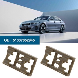 EMSea 30PCS Lower Door Weatherstrip Seal Clips for X5 E53 51337052945 Plastic Automotive Door Seal Trim Mounting Clips Fasteners