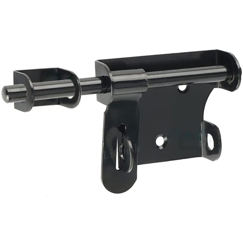 Litensh Sliding Gate Bolt with Padlock Hole, Fence Gate Latch