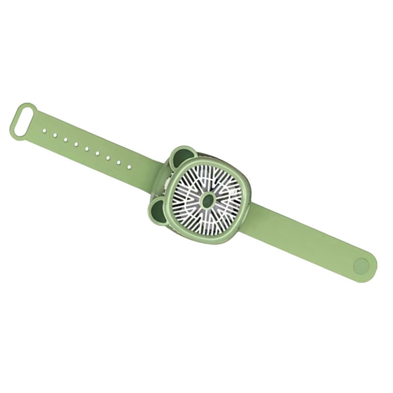 Mini Fan Watch USB Charging Rechargeable 3 Gear Portable Wrist
