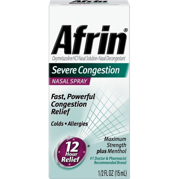 Afrin Severe Congestion Pump, 0.5 Oz