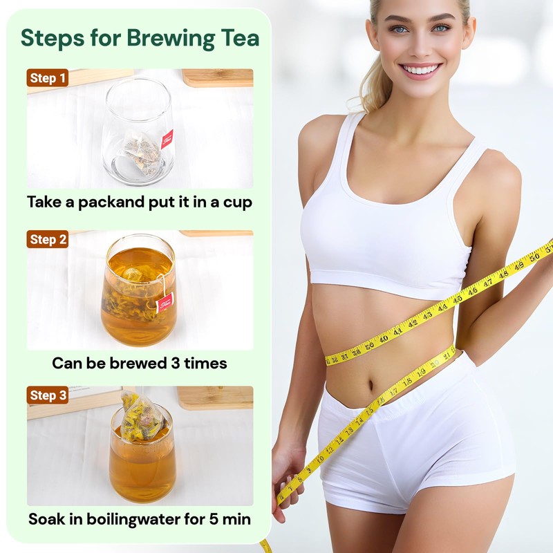 Winter Melon Lotus Leaf Tea, Oil Cleansing Tea, 30 Bags
