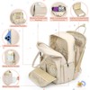 RAINSMORE Baby Changing Backpack Large Changing Bag Backpack with Pram