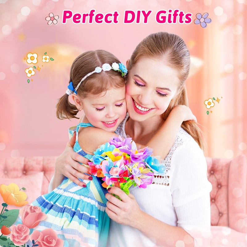 Osllate Upgraded Flower Bouquet Accessories Set for Making 36 Flowers,