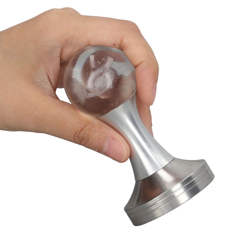 Coffee Tamper Food Grade Stainless Steel Crystal Ball Coffee Powder