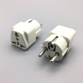 Seven Star Type E German Outlet Converter -Universal Plug Adapter for Germany France Europe