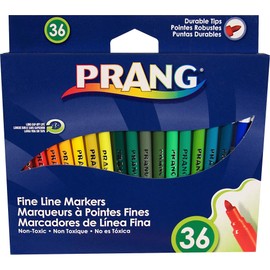 Prang Classic Art Markers, Fine Tip, Assorted Colors, 36 Count (80712)