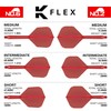 TARGET Darts K-Flex Integrated Dart Flights and Shafts, Short Stem