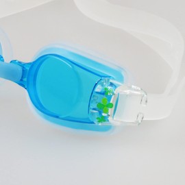 SWANS SI Goggles, Made in Japan, SI-CLOVER SKBL Swimming Goggles, For Kids, Anti-Fog, UV Protection, 3-8 Years Old, SKBL (Sky Blue) Clover