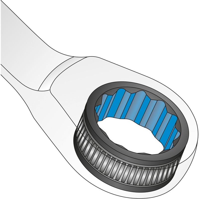 Matador Ratcheting-Spanner, Straight, 10 mm-85 nm, 0183 0100