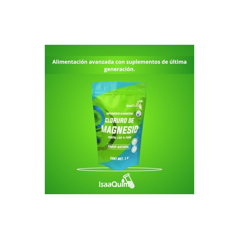 Cloruro de Magnesio Alimenticio 1KG – Suplemento Natural de Alta