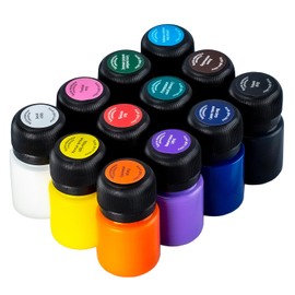 Decola Acrylic Paints Glossy | 12 x 20 ml Painting Paints | Acrylic Colours for Painting and Decorating | Quality